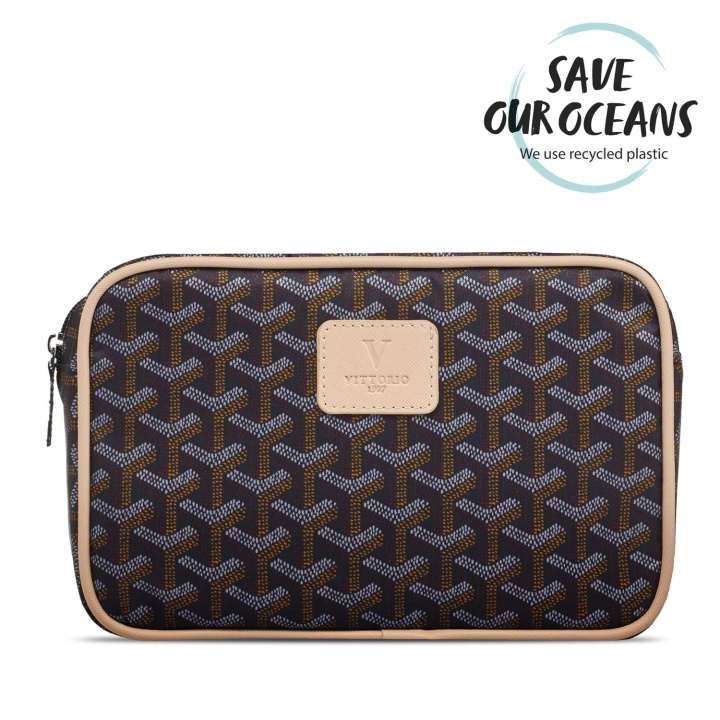 Vittiorio Vittorio - Mens Washbag - Graphic Print in the group HOME, HOUSEHOLD & GARDEN / Bathroom / Toilet bags at TP E-commerce Nordic AB (D30141)