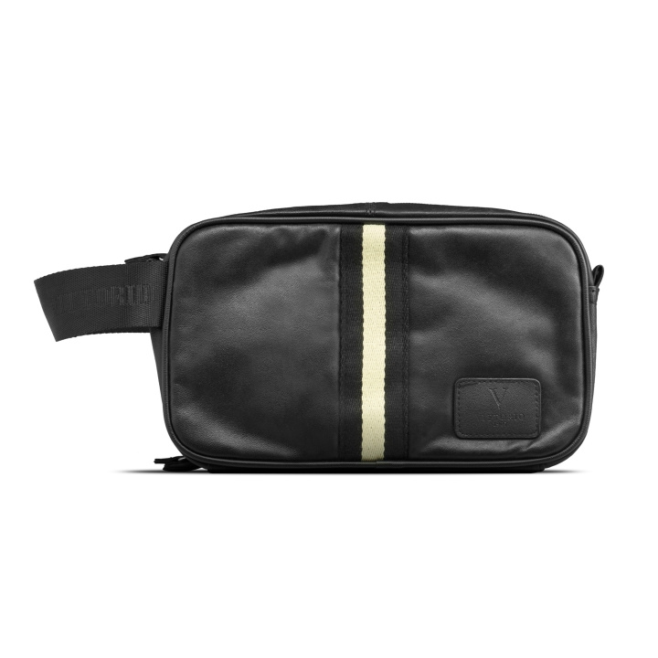 Vittiorio Vittorio - Wash Bag w. Grooming Kit Black in the group HOME, HOUSEHOLD & GARDEN / Bathroom / Toilet bags at TP E-commerce Nordic AB (D30143)