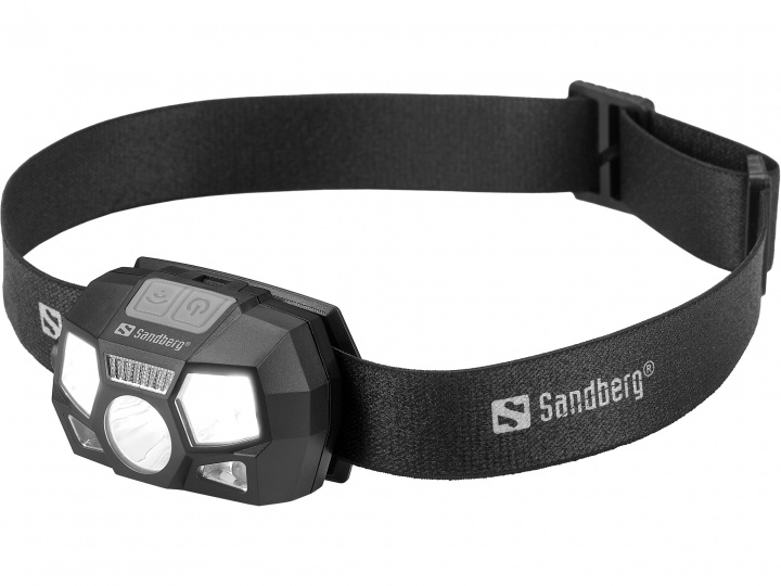 Sandberg Headlamp 5in1 Recharge Sensor in the group Sport, leisure & Hobby / Flashlights & Head lamps / Headlamps at TP E-commerce Nordic AB (D30160)
