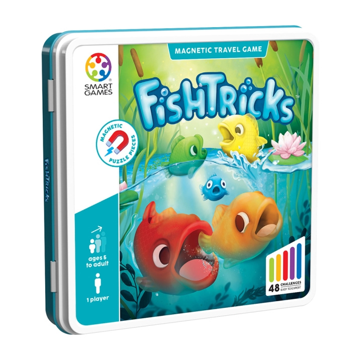 Smart Games : Magnetic Travel Tin - FishTricks (Nordic) (SG2653) in the group TOYS, KIDS & BABY PRODUCTS / Games / Board games at TP E-commerce Nordic AB (D30204)
