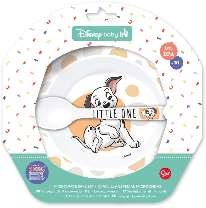 STOR BABY, Toddler 2-pc. SET - Bowl + Spoon - Disney Clas in the group TOYS, KIDS & BABY PRODUCTS / Eat & Drink / Children\'s tableware at TP E-commerce Nordic AB (D30234)
