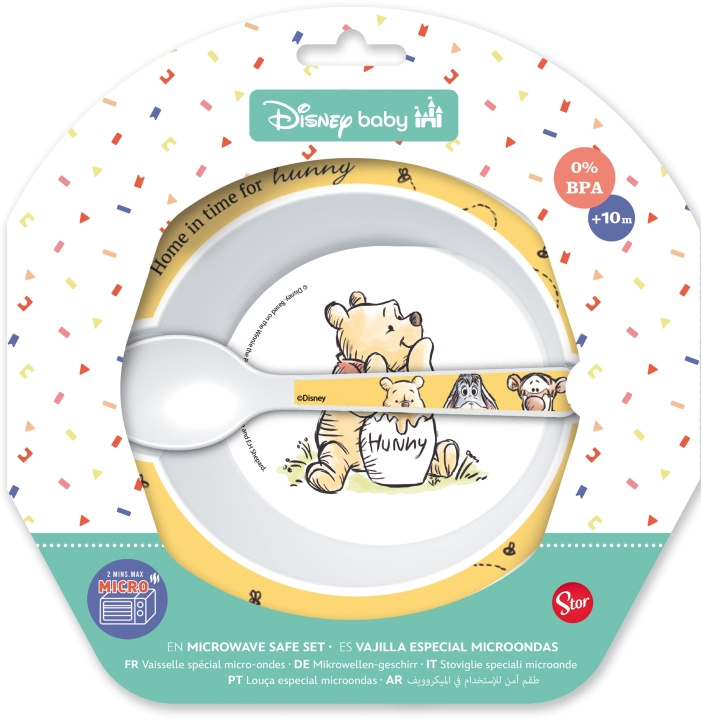 STOR Baby 2-pc. Set - Bowl + Spoon, WTP in the group TOYS, KIDS & BABY PRODUCTS / Eat & Drink / Children\'s tableware at TP E-commerce Nordic AB (D30235)