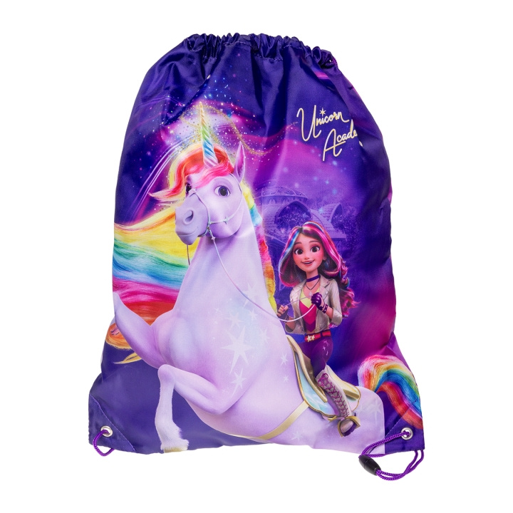 STOR Unicorn acadamy - Drawstring gym bag - 35 x 45 cm in the group TOYS, KIDS & BABY PRODUCTS / Travel / Bags for kids / Backpacks at TP E-commerce Nordic AB (D30285)