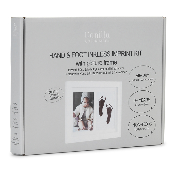 Vanilla Copenhagen Hand & Foot Imprint - Black - 20,4 x 26,4 x 1,5 cm (MEMO7023) in the group Sport, leisure & Hobby / Fun stuff / Smart home at TP E-commerce Nordic AB (D30306)