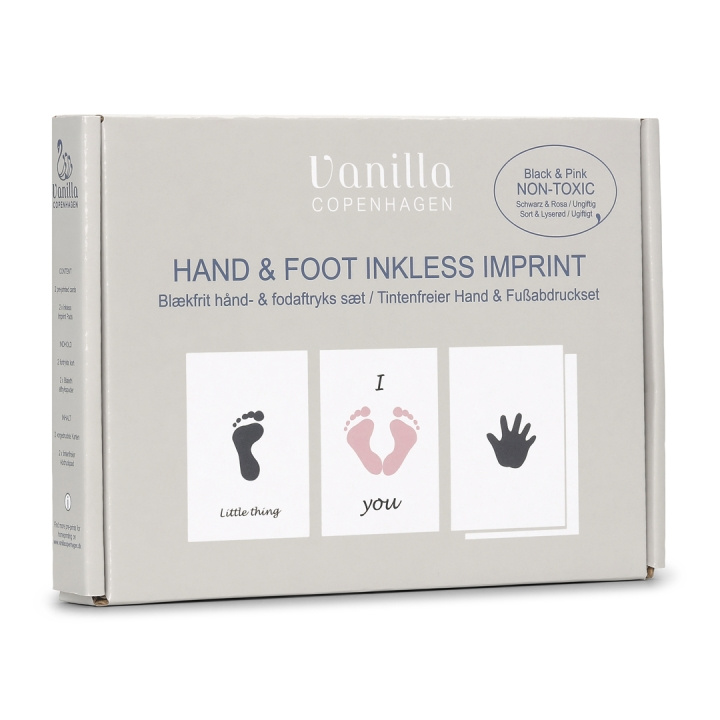 Vanilla Copenhagen Hand & Foot Inkless Pads - Pink/Black - One size (MEMO0424) in the group Sport, leisure & Hobby / Fun stuff / Smart home at TP E-commerce Nordic AB (D30307)