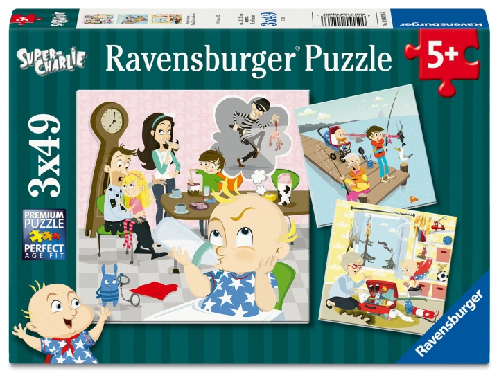 Ravensburger Super Charlie - Familjen Annorlunda (12004226) in the group TOYS, KIDS & BABY PRODUCTS / Toys / Kids puzzle at TP E-commerce Nordic AB (D30351)