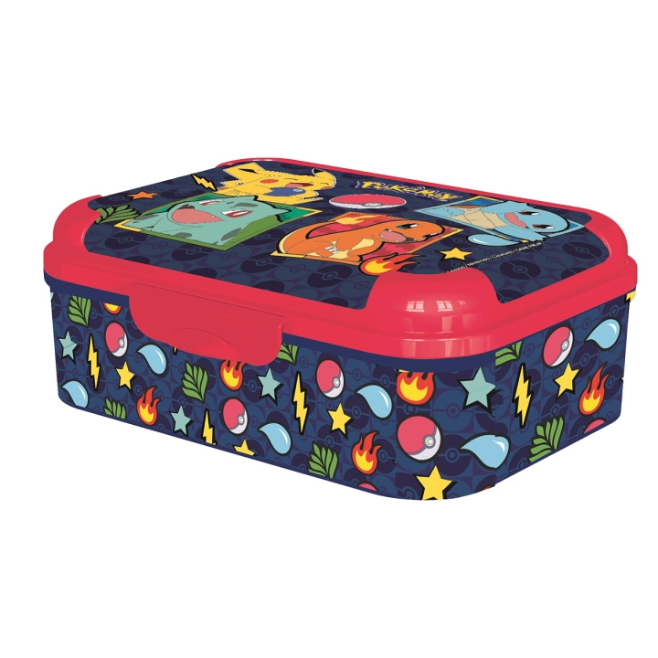 STOR POKÉMON Asker Lunch Box - 17 x 13.5 x 6.2 cm in the group TOYS, KIDS & BABY PRODUCTS / Eat & Drink / Children\'s tableware at TP E-commerce Nordic AB (D30363)