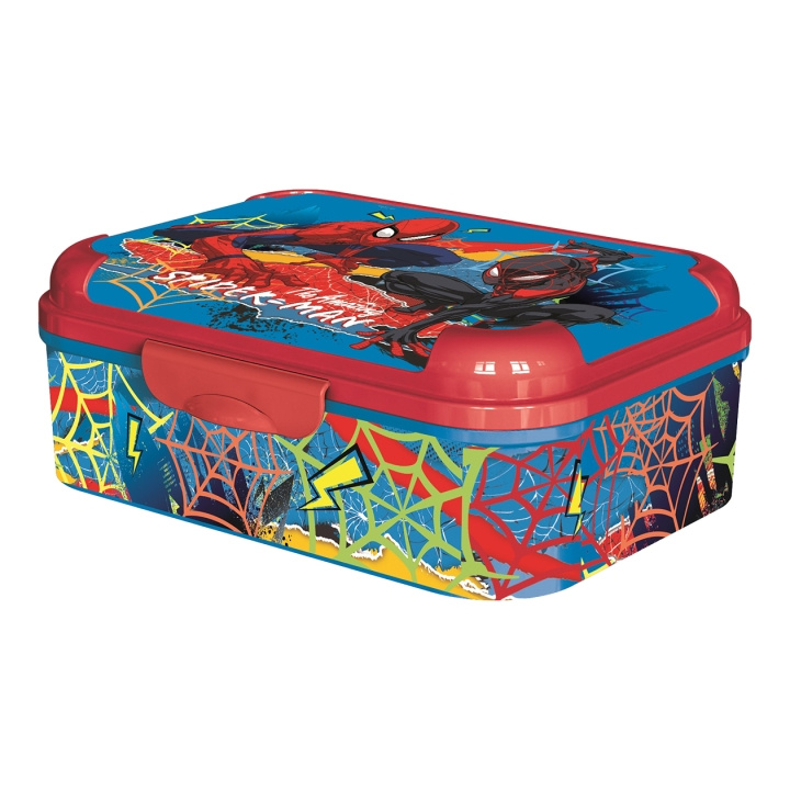 STOR SPIDERMAN Asker Lunch Box - Colorful - 17 x 13.5 x 6.2 cm in the group TOYS, KIDS & BABY PRODUCTS / Eat & Drink / Children\'s tableware at TP E-commerce Nordic AB (D30367)
