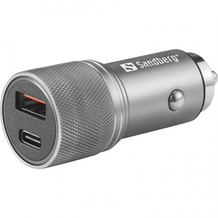 Sandberg Car Charger 1xQC3.0+1xUSBC 48W in the group SMARTPHONE & TABLETS / Chargers & Cables / Car chargers at TP E-commerce Nordic AB (D30377)