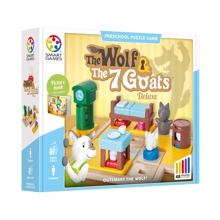 Smart Games : Wolf & The 7 goats (Nordic) (SG2669) in the group TOYS, KIDS & BABY PRODUCTS / Games / Board games at TP E-commerce Nordic AB (D30413)