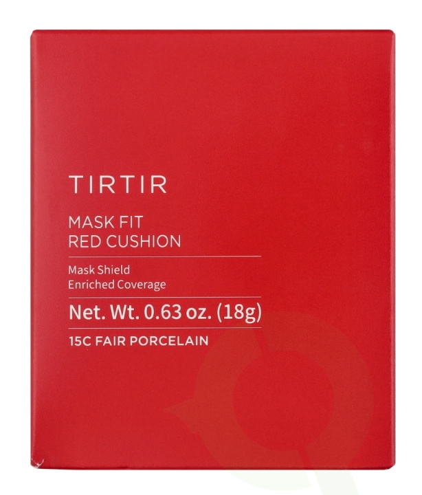TirTir Mask Fit Red Cushion Foundation SPF40 18 g #15C Fair Porcelain in the group BEAUTY & HEALTH / Makeup / Facial makeup / Foundation at TP E-commerce Nordic AB (D30468)