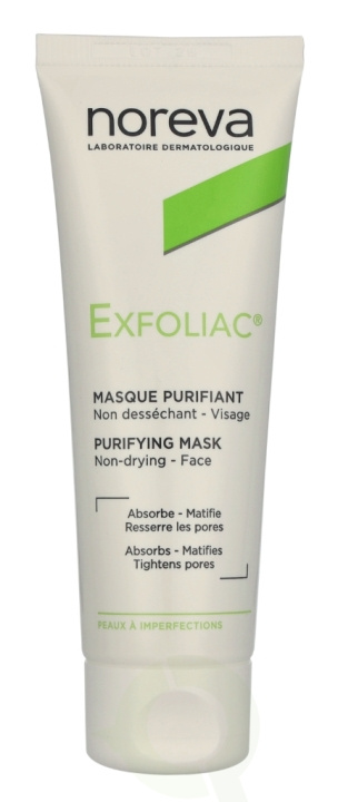 Noreva Exfoliac Purifying Mask 50 ml in the group BEAUTY & HEALTH / Skin care / Face / Masks at TP E-commerce Nordic AB (D30485)