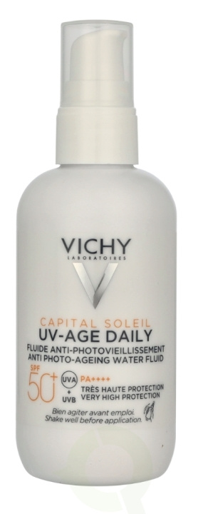 Vichy Capital Soleil UV-Age Daily Anti-Ageing Fluid SPF50 80 ml in the group BEAUTY & HEALTH / Skin care / Tanning / Sunscreen at TP E-commerce Nordic AB (D30516)