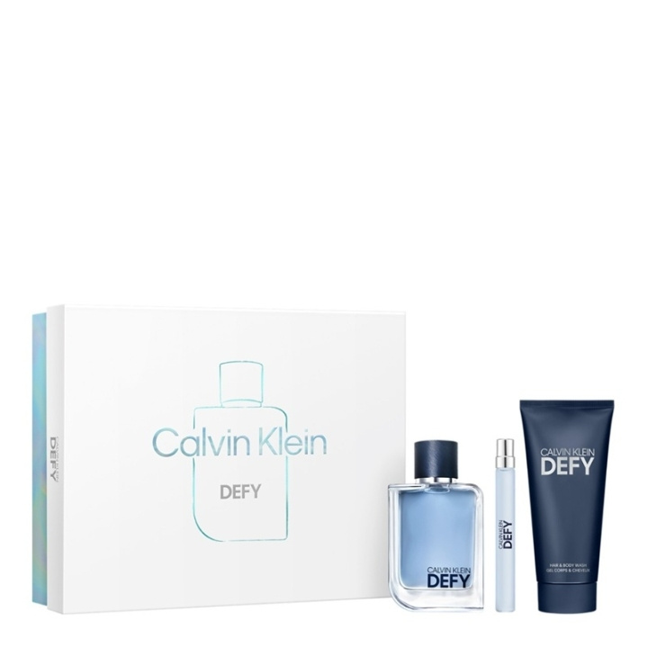 Calvin Klein Giftset Calvin Klein Defy Edt 100ml + Hair & Body Wash 100ml + Edt 10ml in the group BEAUTY & HEALTH / Fragrance & Perfume / Perfumes / Perfume sets at TP E-commerce Nordic AB (D30632)