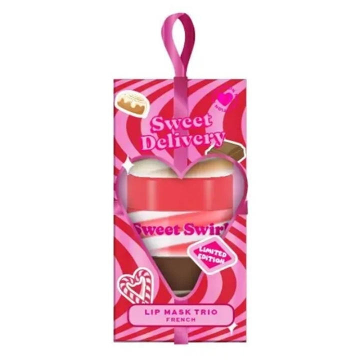 Makeup Revolution I Heart Revolution Sweet Delivery Lip Balm Trio in the group BEAUTY & HEALTH / Makeup / Lips / Lip balm at TP E-commerce Nordic AB (D30656)