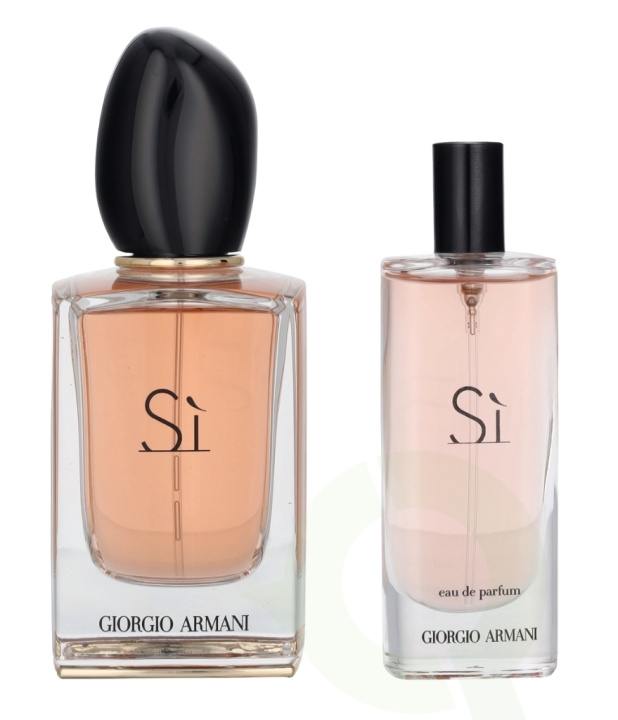 Armani Si Giftset 65 ml Edp Spray 50ml/Edp Spray 15ml in the group BEAUTY & HEALTH / Fragrance & Perfume / Perfumes / Perfume for her at TP E-commerce Nordic AB (D30796)