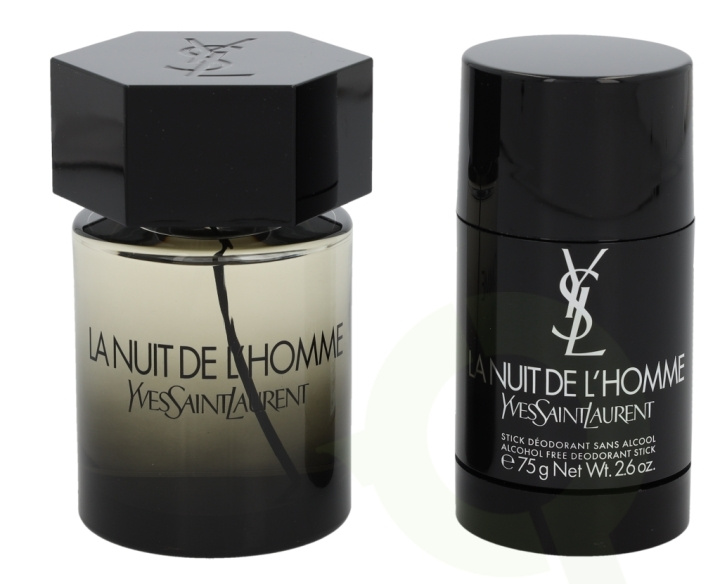 Yves Saint Laurent YSL La Nuit De L\'Homme Giftset 175 ml Edt Spray 100ml/Deo Stick 75gr in the group BEAUTY & HEALTH / Fragrance & Perfume / Perfumes / Perfume sets at TP E-commerce Nordic AB (D30820)