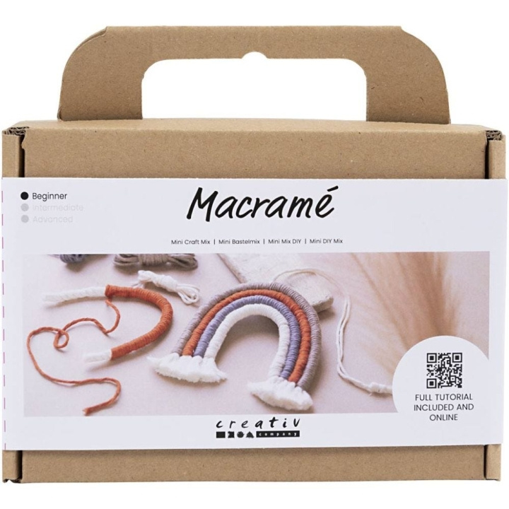 DIY Kit Macramé - Rainbow (977553) in the group Sport, leisure & Hobby / Hobby / DIY Kit at TP E-commerce Nordic AB (D30863)