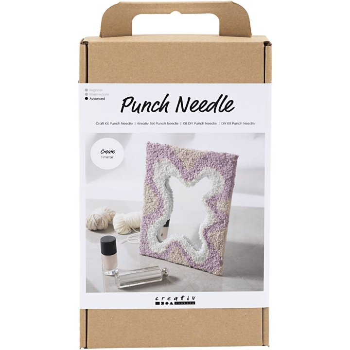 DIY Kit Craft Kit Punch Needle - Mirror (977630) in the group Sport, leisure & Hobby / Hobby / DIY Kit at TP E-commerce Nordic AB (D30883)