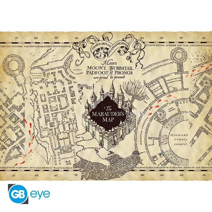 Harry Potter Parchment poster - Marauder\'s Map in the group Sport, leisure & Hobby / Fun stuff / Collector\'s items at TP E-commerce Nordic AB (D30897)