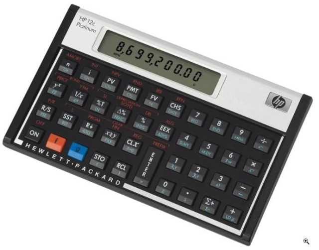 HP 12CPL Financial Calculator Platinum in the group Sport, leisure & Hobby / Fun stuff / Smart home at TP E-commerce Nordic AB (D30899)