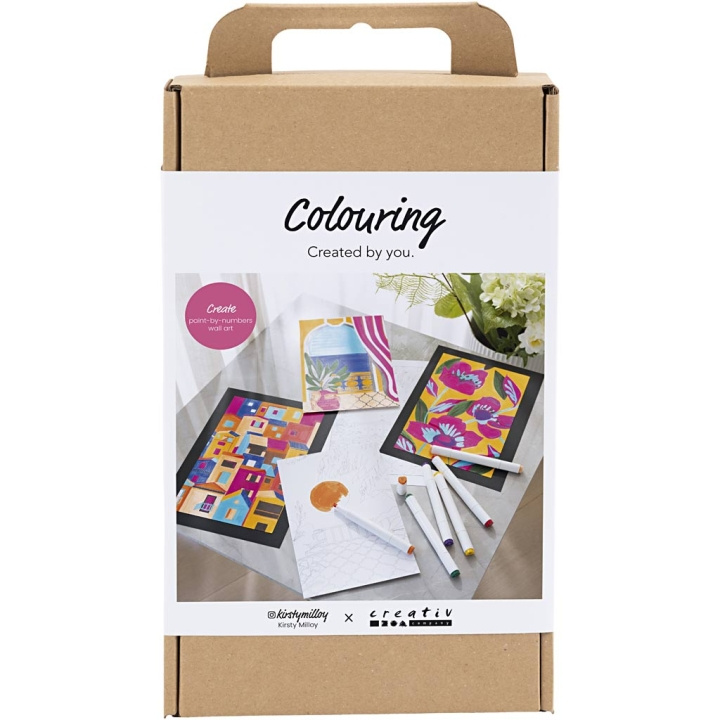 Creative Toys Creativ - Craft Kit Colouring, Paint by Numbers, Markers, 1 Pack - () in the group TOYS, KIDS & BABY PRODUCTS / Toys / Crafts at TP E-commerce Nordic AB (D30936)