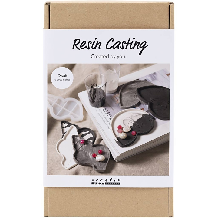Creative Toys Creativ - Craft Kit Resin Casting, Conch, Black, White (977817) in the group TOYS, KIDS & BABY PRODUCTS / Toys / Crafts at TP E-commerce Nordic AB (D30946)