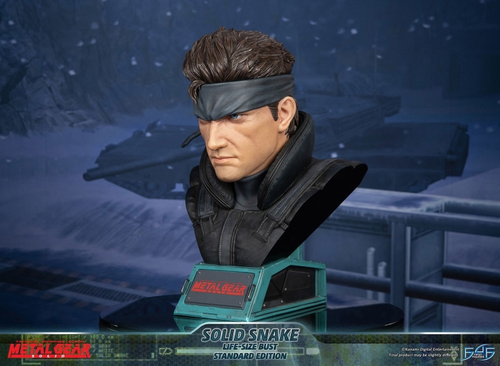 First4Figures Metal Gear Solid (Solid Snake Life-Size Bust) RESIN Statue in the group TOYS, KIDS & BABY PRODUCTS / Toys / Figures, Miniatures & accessories at TP E-commerce Nordic AB (D30978)