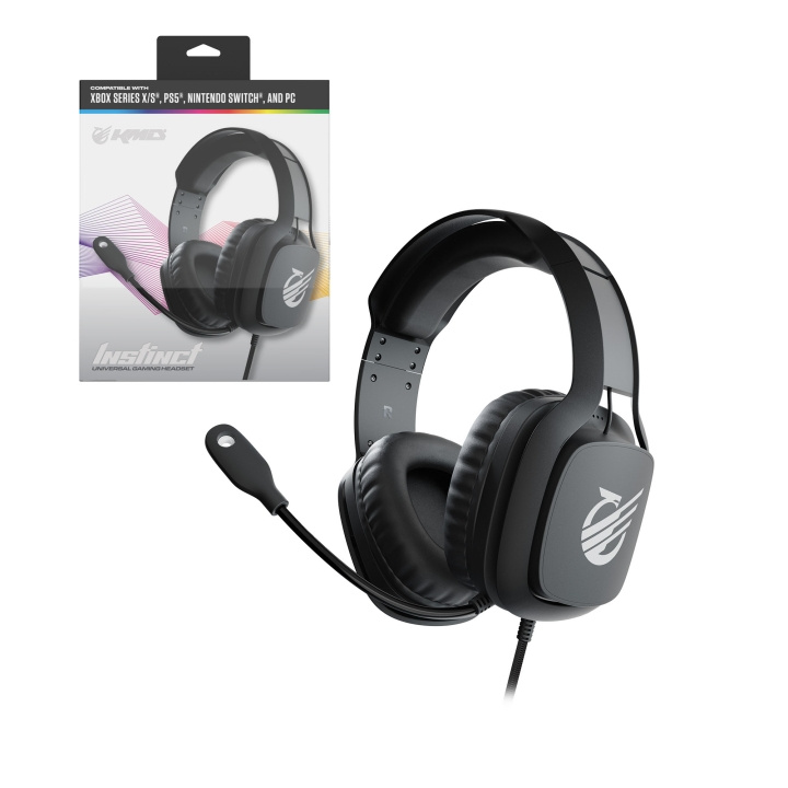 KMD Instinct Universal Headset - Black in the group COMPUTERS & PERIPHERALS / Computer accessories / Headset at TP E-commerce Nordic AB (D30999)