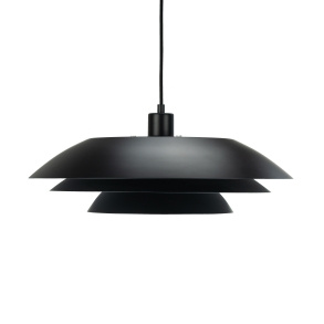 Dyberg-Larsen DL45 pendant light - Black - Diameter: 45 cm, Height: 20 cm in the group HOME ELECTRONICS / Lighting / Ceiling lights at TP E-commerce Nordic AB (D31010)