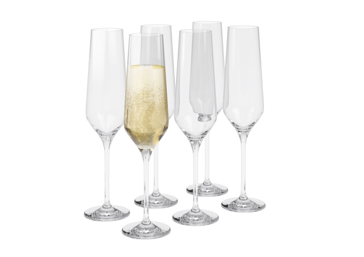 Eva Trio Legio Nova Champagne Glass - Set of 6 in the group HOME, HOUSEHOLD & GARDEN / Kitchen utensils / Wine & Drink accessories at TP E-commerce Nordic AB (D31049)