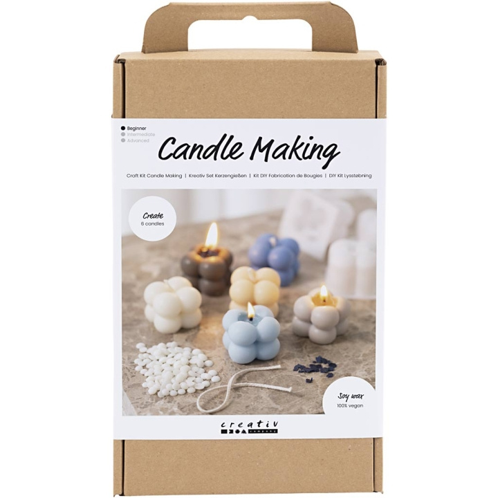 DIY Kit Craft Kit - Candle Making - Bubble Soy Candle (977756) in the group Sport, leisure & Hobby / Hobby / DIY Kit at TP E-commerce Nordic AB (D31098)