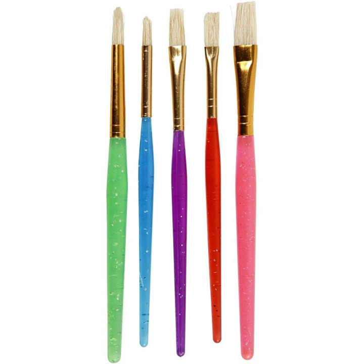 Creative Toys Kids Paint Brushes - 5 Pcs. (10344) in the group TOYS, KIDS & BABY PRODUCTS / Toys / Crafts at TP E-commerce Nordic AB (D31152)