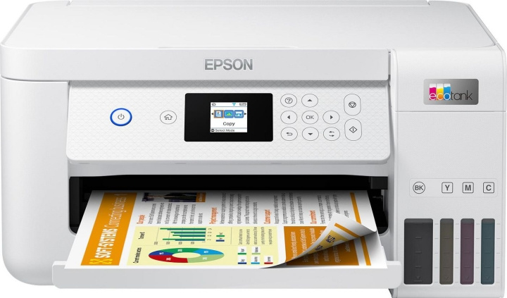 Epson EcoTank ET-2856 All in One InkJet Multifunction in the group COMPUTERS & PERIPHERALS / Printers & Accessories / Printers / 3D printers & Accessories / Skrivare at TP E-commerce Nordic AB (D31224)
