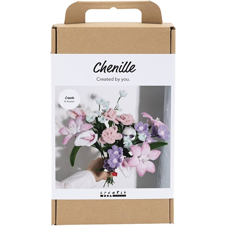 Creative Toys Creativ - Craft Kit Pipe Cleaner Flowers, Flowers, pastel colours, 1 pack (977761) in the group TOYS, KIDS & BABY PRODUCTS / Toys / Crafts at TP E-commerce Nordic AB (D31262)