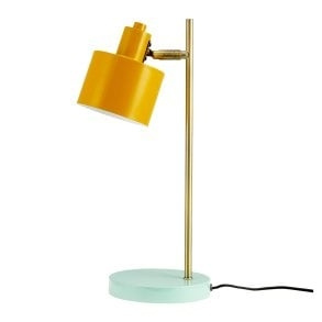 Dyberg-Larsen Ocean Table Lamp - Curry, Brass, Turquoise in the group HOME ELECTRONICS / Lighting / Table lamps at TP E-commerce Nordic AB (D31276)