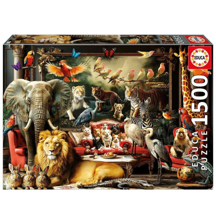 Educa The Animal Mansion 1500 pcs (80-20245) in the group Sport, leisure & Hobby / Hobby / Puzzle at TP E-commerce Nordic AB (D31316)