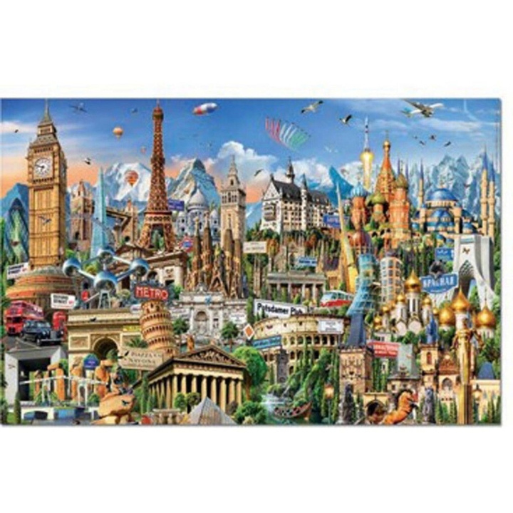 Educa Miniature 1000 Symbols Of Europe (80-20248) in the group TOYS, KIDS & BABY PRODUCTS / Toys / Kids puzzle at TP E-commerce Nordic AB (D31319)