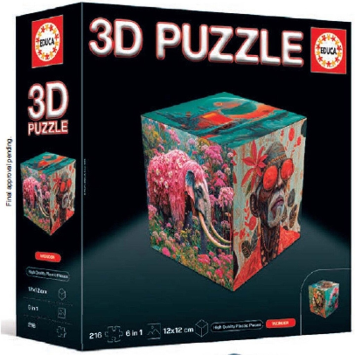 Educa 3D Puzzle Cube Wonder (80-20334) in the group TOYS, KIDS & BABY PRODUCTS / Toys / Kids puzzle at TP E-commerce Nordic AB (D31321)