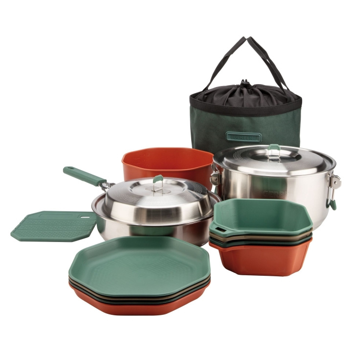 Gerber ComplEAT cooking set, 16 pieces. ComplEAT Cook Set,4L,Box,0/1 in the group Sport, leisure & Hobby / Outdoor recreation / Outdoor recreation gadgets at TP E-commerce Nordic AB (D31327)