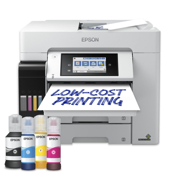 Epson EcoTank ET-5885 A4 multifunction white in the group COMPUTERS & PERIPHERALS / Printers & Accessories / Printers / 3D printers & Accessories / Skrivare at TP E-commerce Nordic AB (D31330)