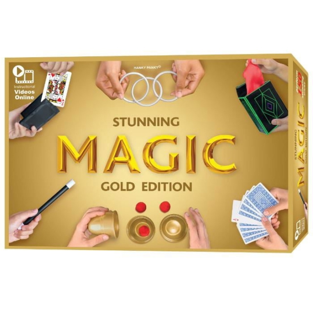 Hanky Panky Toys Stunning Magic - Gold Edition 150 tricks (29040) in the group TOYS, KIDS & BABY PRODUCTS / Games / Board games at TP E-commerce Nordic AB (D31350)