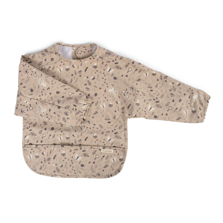 Filibabba Bib with sleeves - Beige - 6-36 m in the group TOYS, KIDS & BABY PRODUCTS / Eat & Drink / Bibs at TP E-commerce Nordic AB (D31416)