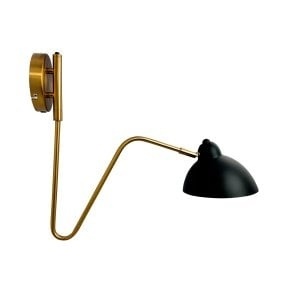 Dyberg-Larsen Futura wall light - Brass arm in the group HOME ELECTRONICS / Lighting / Wall lights at TP E-commerce Nordic AB (D31444)