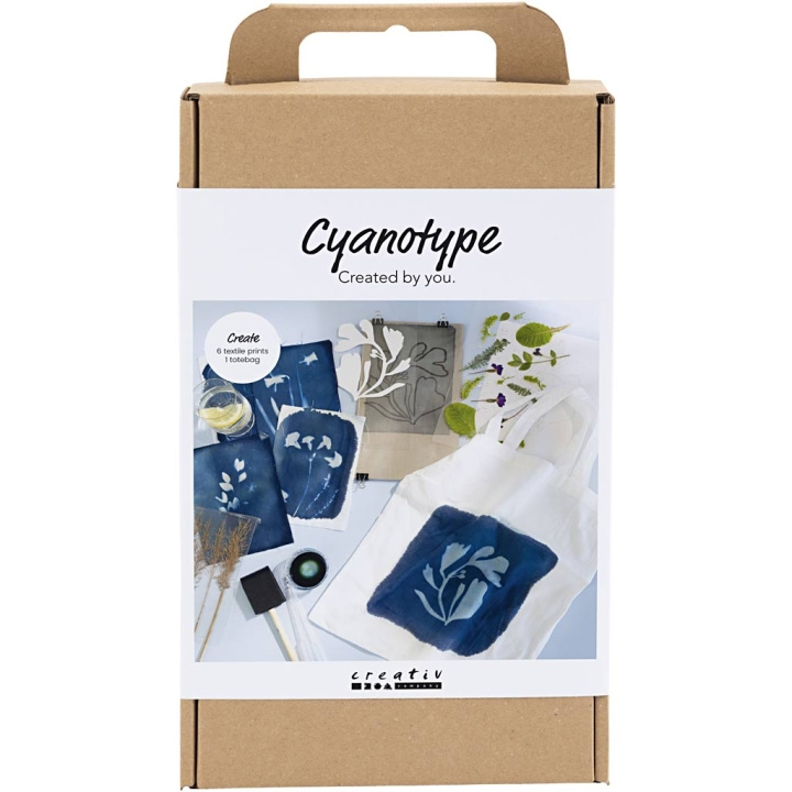 Creative Toys Creativ - Craft Kit Cyanotype, Textile, Blue, 1 Pack - () in the group TOYS, KIDS & BABY PRODUCTS / Toys / Crafts at TP E-commerce Nordic AB (D31465)