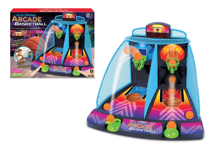Merchandt Ambassador Electronic Arcade - Basketball (Neon Series) (GPD802N) in the group TOYS, KIDS & BABY PRODUCTS / Games / Table games at TP E-commerce Nordic AB (D31495)