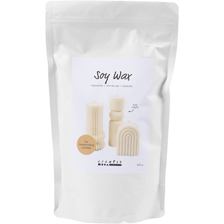 DIY Kit Soy wax - For Freestanding Candles (734790) in the group Sport, leisure & Hobby / Hobby / DIY Kit at TP E-commerce Nordic AB (D31533)