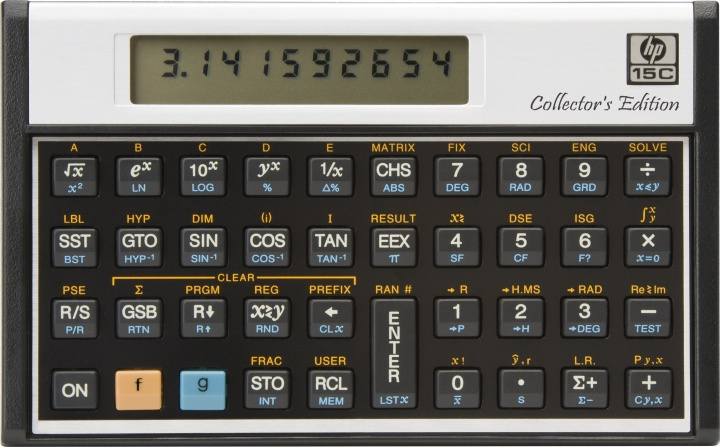 HP 15C Collectors Edition financial calculator in the group Sport, leisure & Hobby / Fun stuff / Smart home at TP E-commerce Nordic AB (D31534)