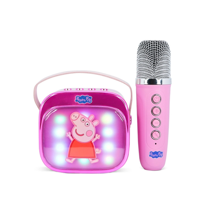 Peppa Pig Karaoke Speaker with Microphone Peppa Pig Popsing LED in the group COMPUTERS & PERIPHERALS / Computer accessories / Microphones at TP E-commerce Nordic AB (D31586)