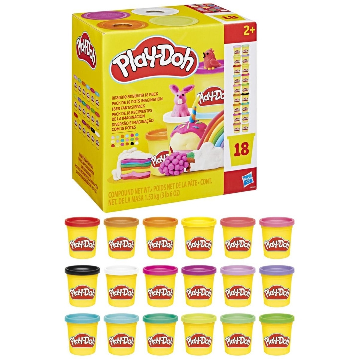 PLAY-DOH Imagine Anything 18 Pack in the group TOYS, KIDS & BABY PRODUCTS / Toys / Play set at TP E-commerce Nordic AB (D31589)